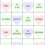 Printable Spanish Bingo For Valentine s Day Spanish