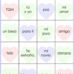 Printable Spanish Bingo For Valentine s Day Spanish