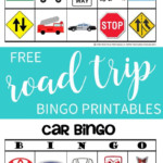 Road Trip Bingo Game Free Printable That s What Che Said