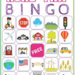 Road Trip Bingo Printable Game Free Download Of 6 Travel