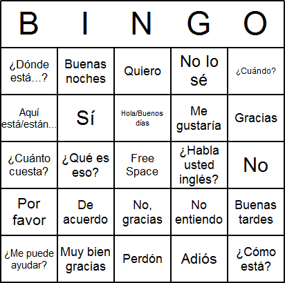 Spanish Bingo Cards Free Printable And Available For 