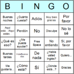 Spanish Phrases Bingo Cards Printable Bingo Activity