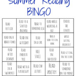 Summer Reading Bingo Challenge For Kids Free Printables