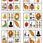 THANKSGIVING BINGO CARDS English ESL Worksheets For