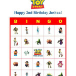 Toy Story Birthday Party Game Bingo Cards EBay