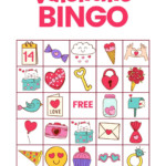 Valentine Bingo FREE Printable Valentine s Day Game With