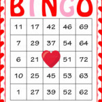 Valentine s Bingo Cards Printable Download Prefilled