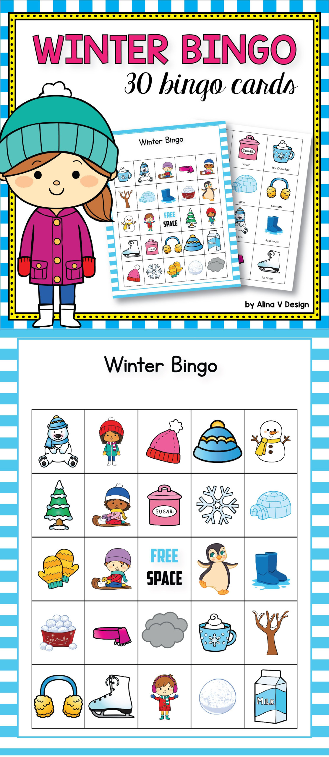 Winter Activities Bingo Game Printable A Mom s Take 