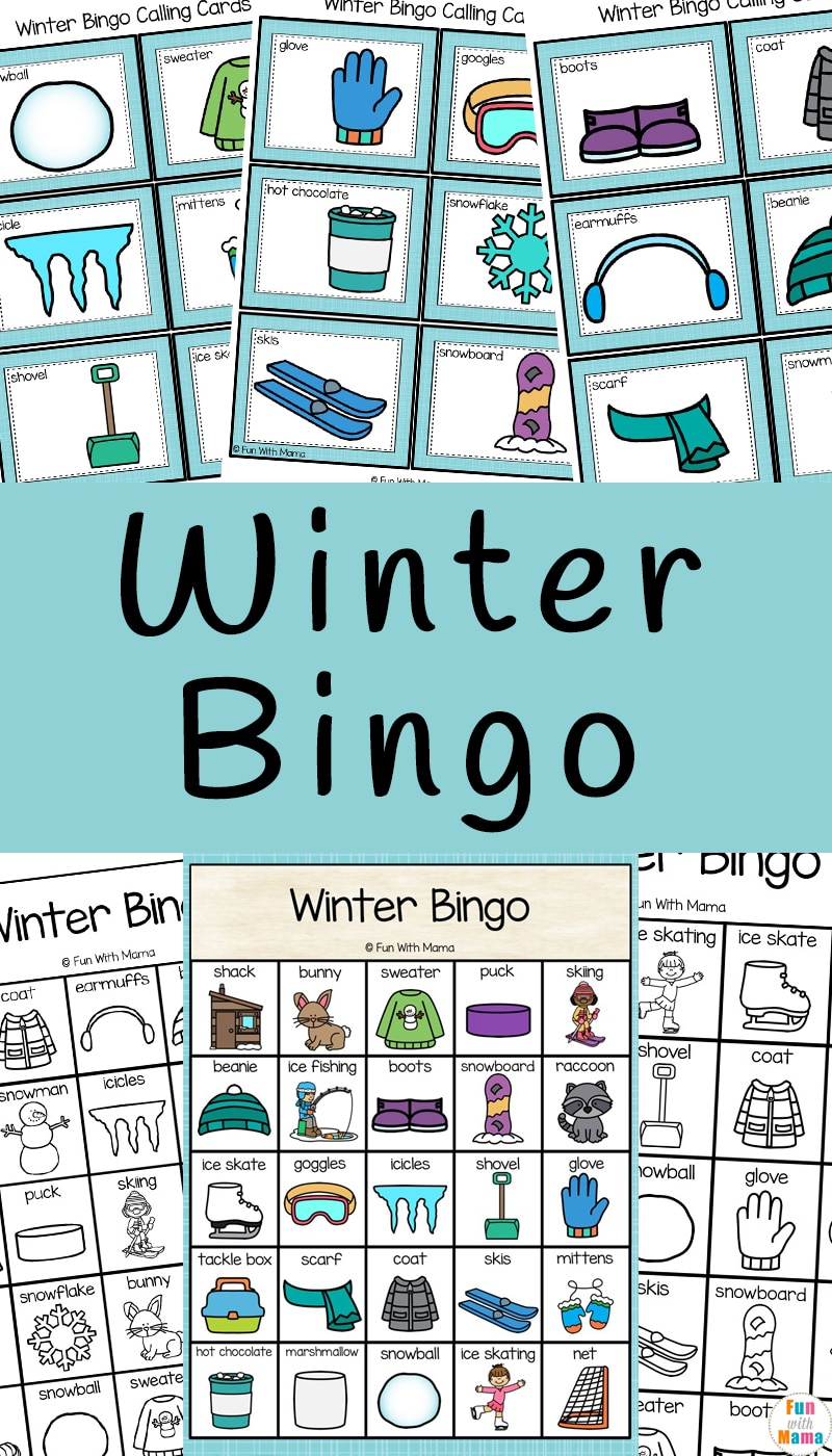 Winter Bingo Fun With Mama