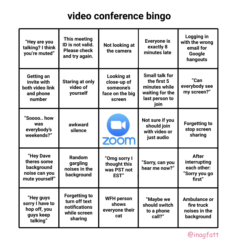 Zoom Bingo Card Google S k In 2020 Bingo Cards Bingo 