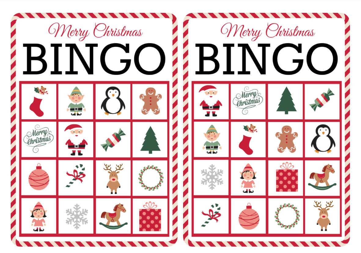 11 Free Printable Christmas Bingo Games For The Family