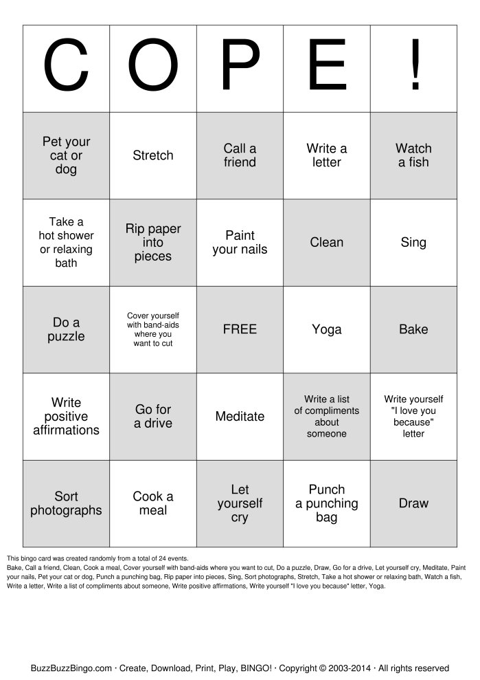 13 Best Images Of Coping Skills Worksheets Printable 13 Best Images Of Coping Skills Worksheets Printable