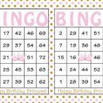 30 Birthday Printable Bingo Cards Instant Download Pink Etsy