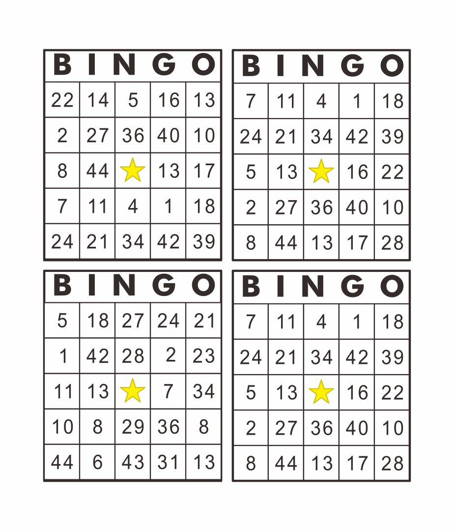 5 Best Free Printable Number Bingo Cards Printablee