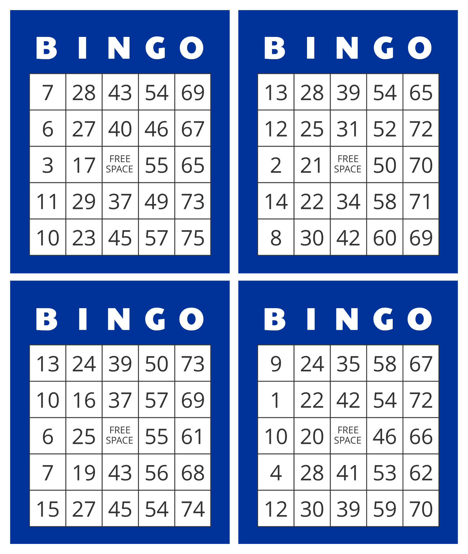 7 Best Images Of Printable Bingo Numbers 1 75 Bingo 