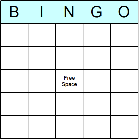 Bingo Card Template DriverLayer Search Engine