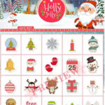 Christmas Bingo 50 Cards Video Game English ESL