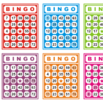 Colorful Bingo Cards Free Vector 97082 Download Free