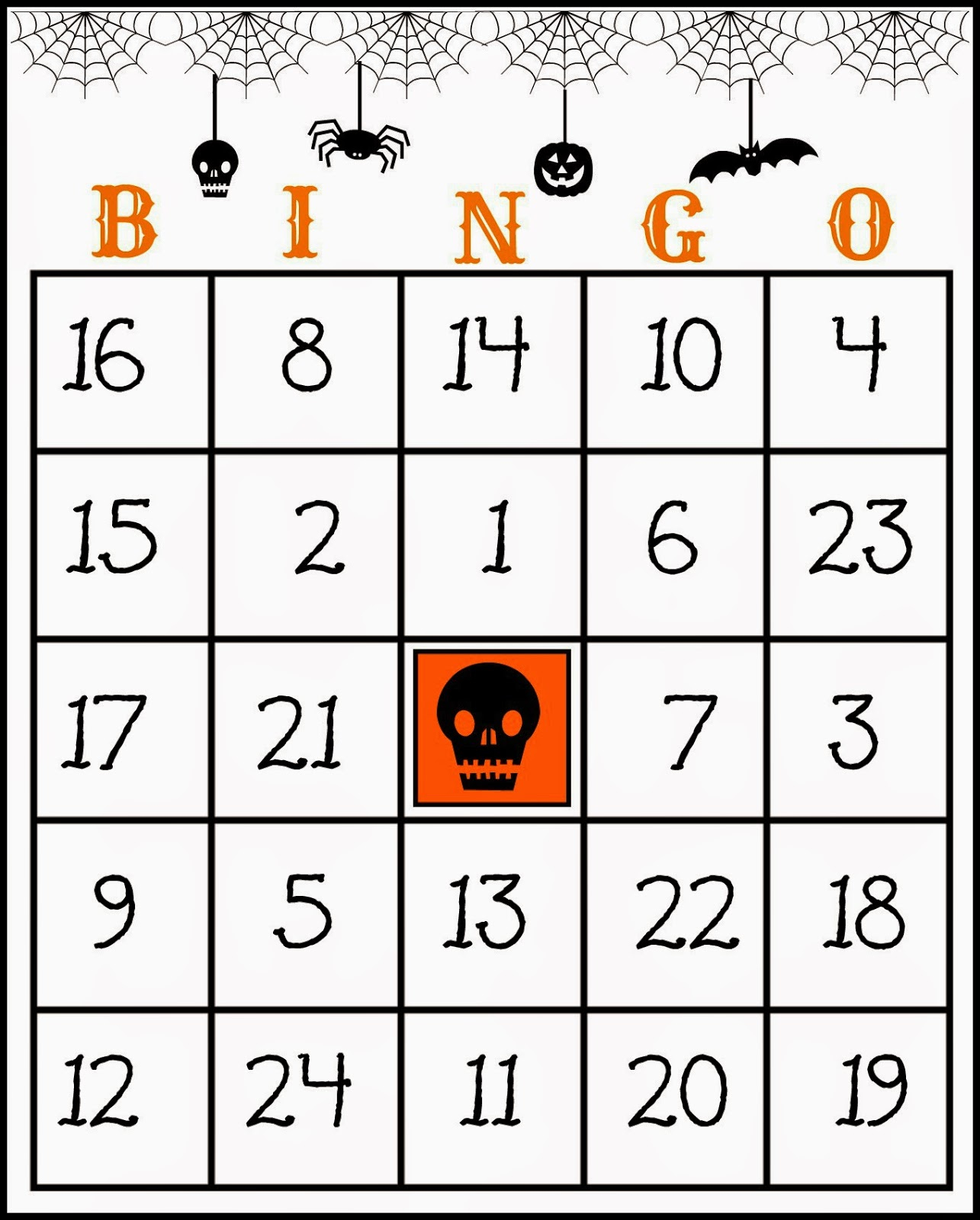 Crafty In Crosby Free Printable Halloween Bingo Game