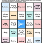 Exercise Bingo A Game For Kids By Health EDventure TpT