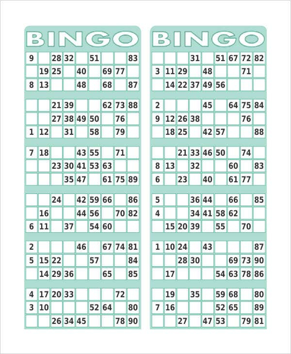 Fan Printable Number Bingo Cards Lauren Blog