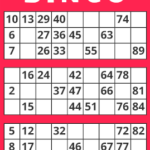 Free Printable And Virtual Number Bingo Card Generator