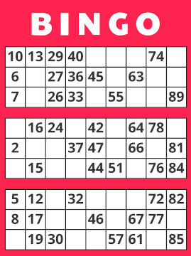 Free Printable And Virtual Number Bingo Card Generator