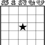 Free Printable Bingo Card Template Set Your Plan Tasks