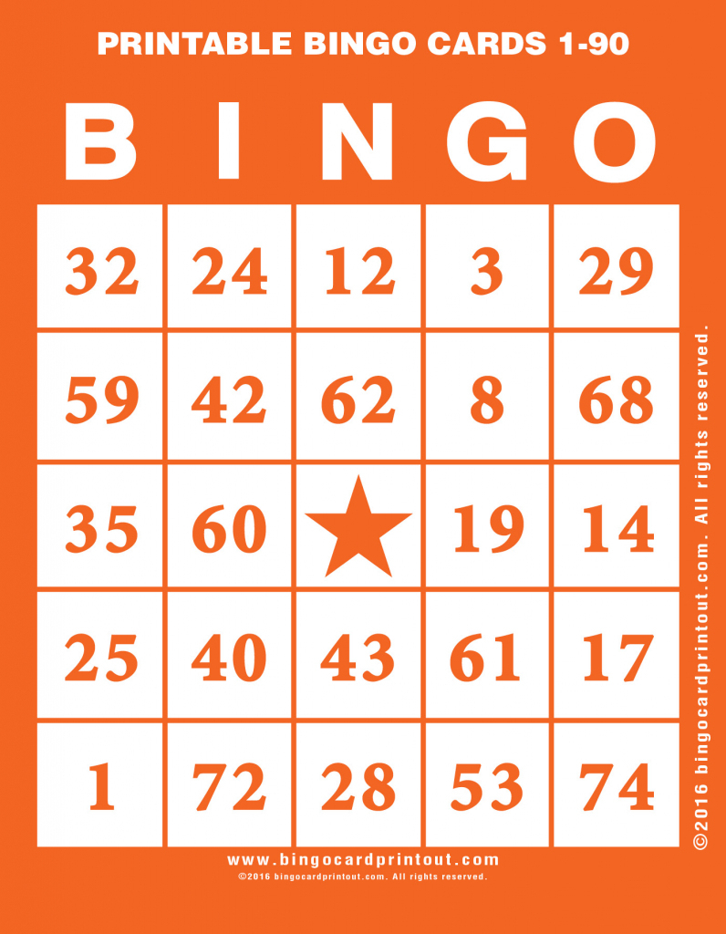 Free Printable Bingo Cards Random Numbers Printable Cards