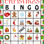 Free Printable Christmas BINGO Cards Christmas Bingo