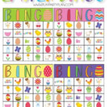 Free Printable Easter Bingo Cards Easter Printables Free