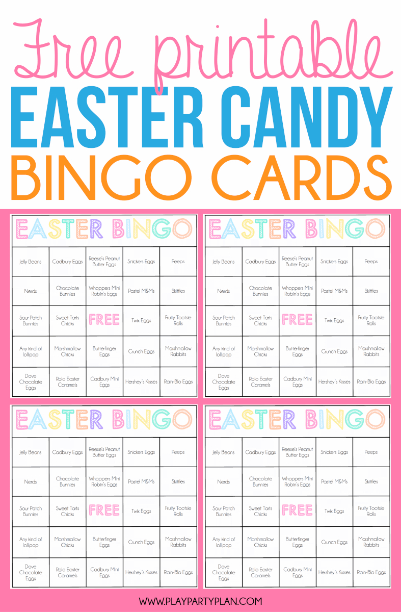 Free Printable Easter Bingo Game Handvaardigheid Groep 3 