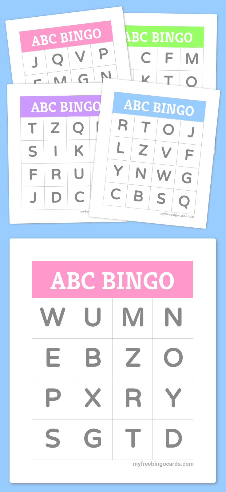 Free Printable Number Bingo Cards 1 20 Free Printable