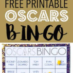 Free Printable Oscars Bingo Cards Play Party Plan