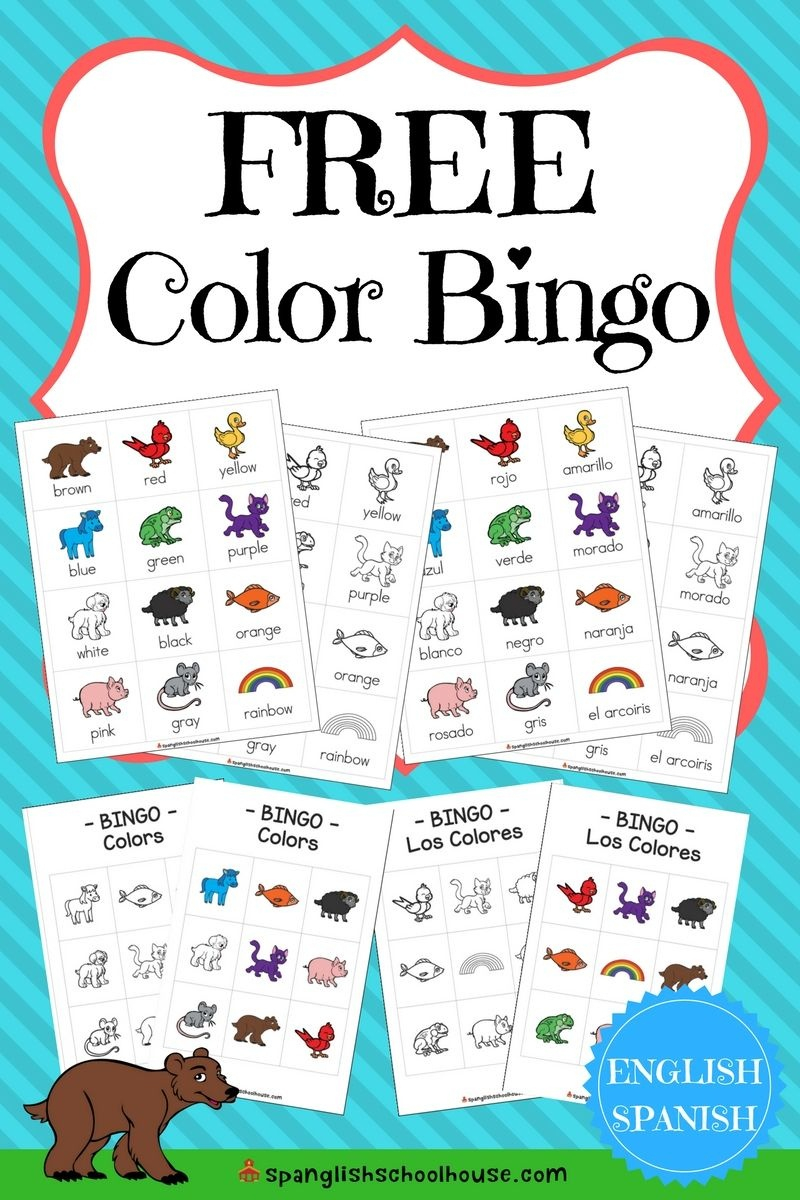 Free Printable Spanish Bingo Cards Free Printable