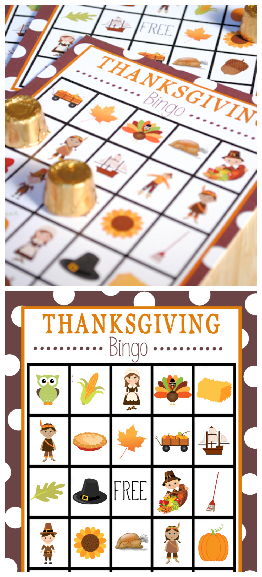 Free Printable Thanksgiving Bingo Game Fun Squared