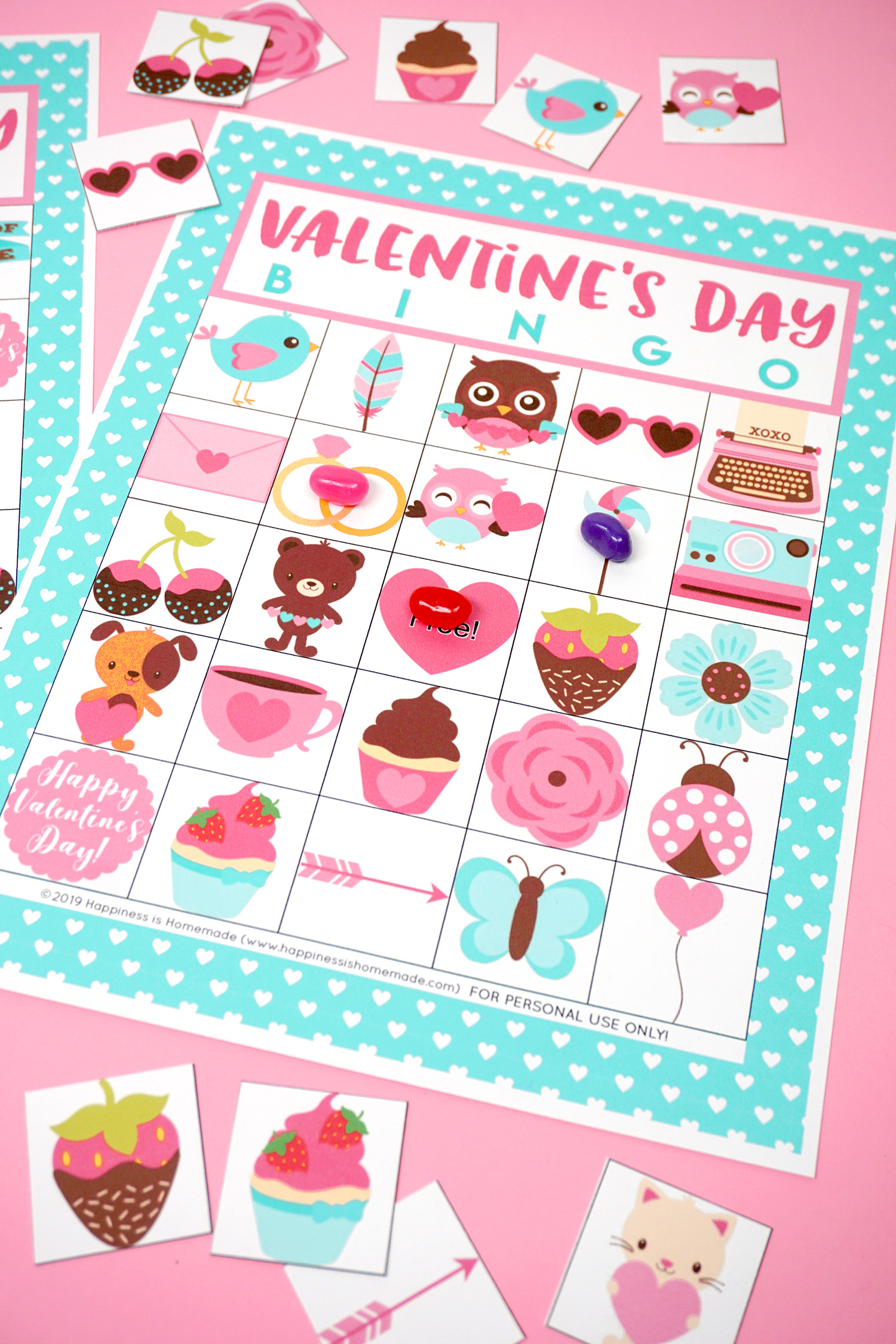 Free Printable Valentine Bingo Happiness Is Homemade