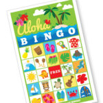 Hawaiian BINGO Game Kid s Printable Bingo Game Bingo