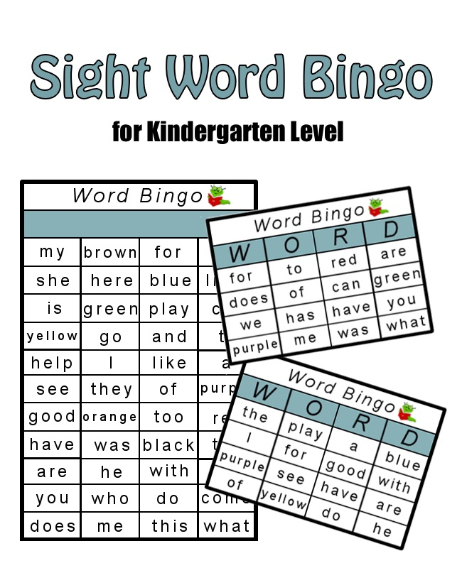 High Frequency Sight Word Bingo Printables My Little Me 