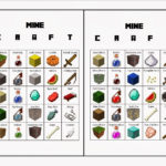 Minecraft Bingo From Life With Squeaker The Upside Link