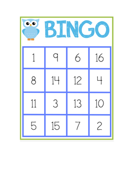 Number Bingo 1 20 By Miss Cronin S Classroom Teachers Number Bingo 1 20 By Miss Cronin s Classroom Teachers