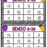 Number BINGO For Numbers 0 20