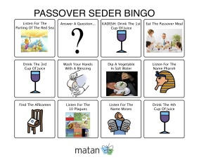 Passover Bingo Matan Passover Bingo Matan