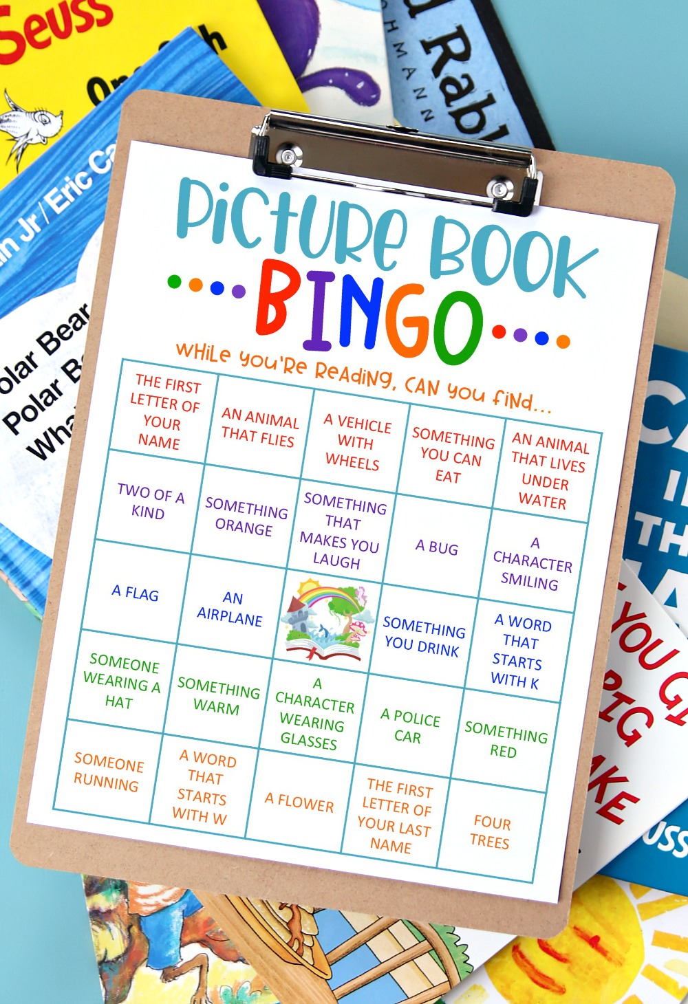 Picture Book BINGO Free Printable Free Printable Happy Picture Book BINGO Free Printable Free Printable Happy