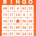 Printable Bingo Cards 4 Per Page Printable Card Free