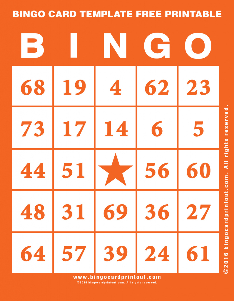 Printable Bingo Cards 4 Per Page Printable Card Free