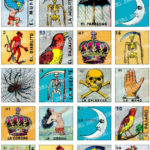 Printable Vintage Mexican Bingo Cards Printable Collage