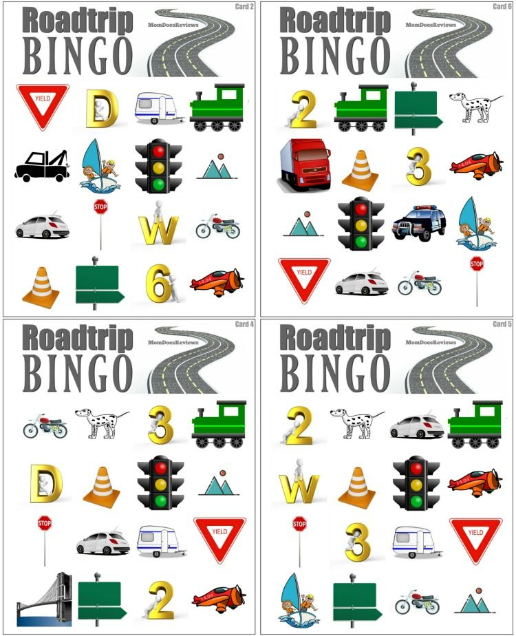 Roadtrip Bingo Free Printable Worksheet By Road Trip 