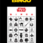 Star Wars Bingo Cards Printable Printable Bingo Cards