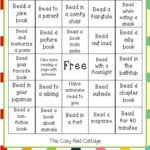 The Cozy Red Cottage Reading Bingo Free Printable
